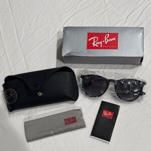 Ray-Ban Black Sunglasses with Accessories